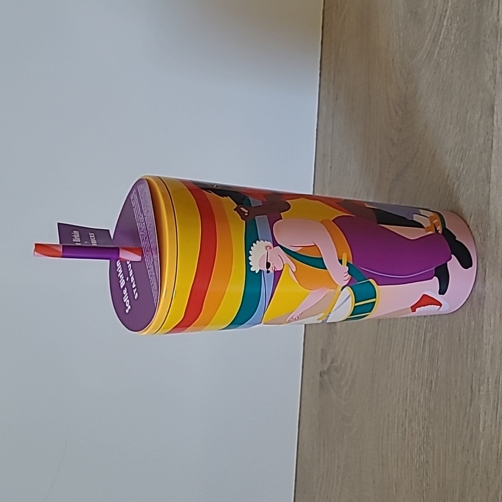 Starbucks Sofie Birkin 2024 Yellow Summer Graphic SS Cold Cup Tumbler - Picture 3 of 8